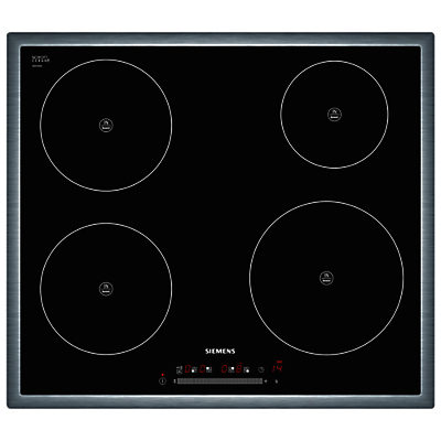 Siemens EH645FE17E Induction Hob, Black Siemens EH645FE17E Induction Hob, Black